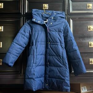Navy blue kids j crew coat size 10